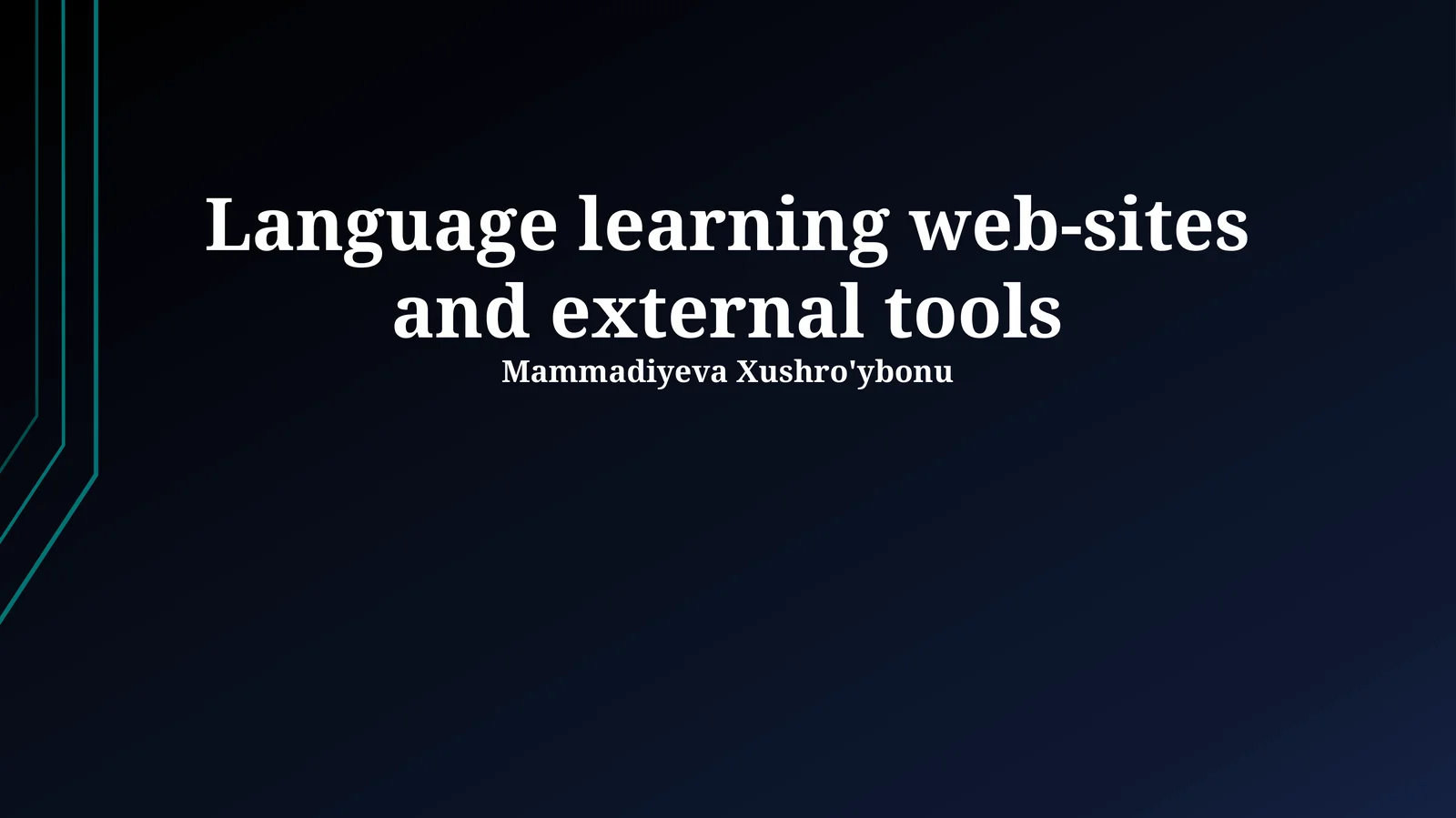 Language Learning Platforms and External Tools