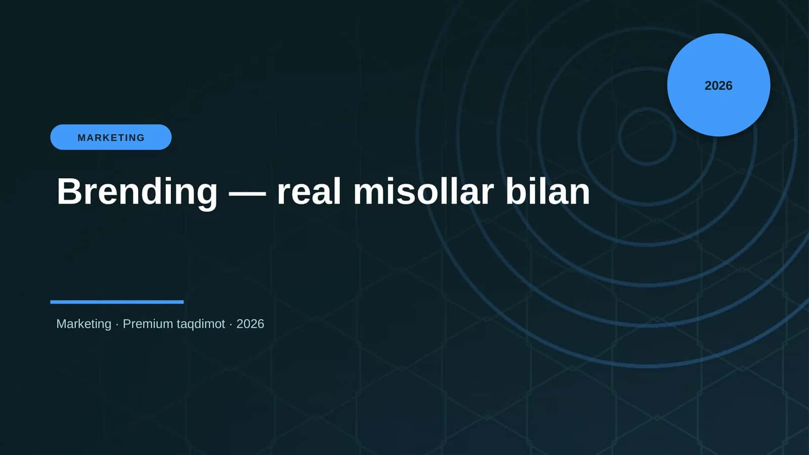 Brending — real misollar bilan