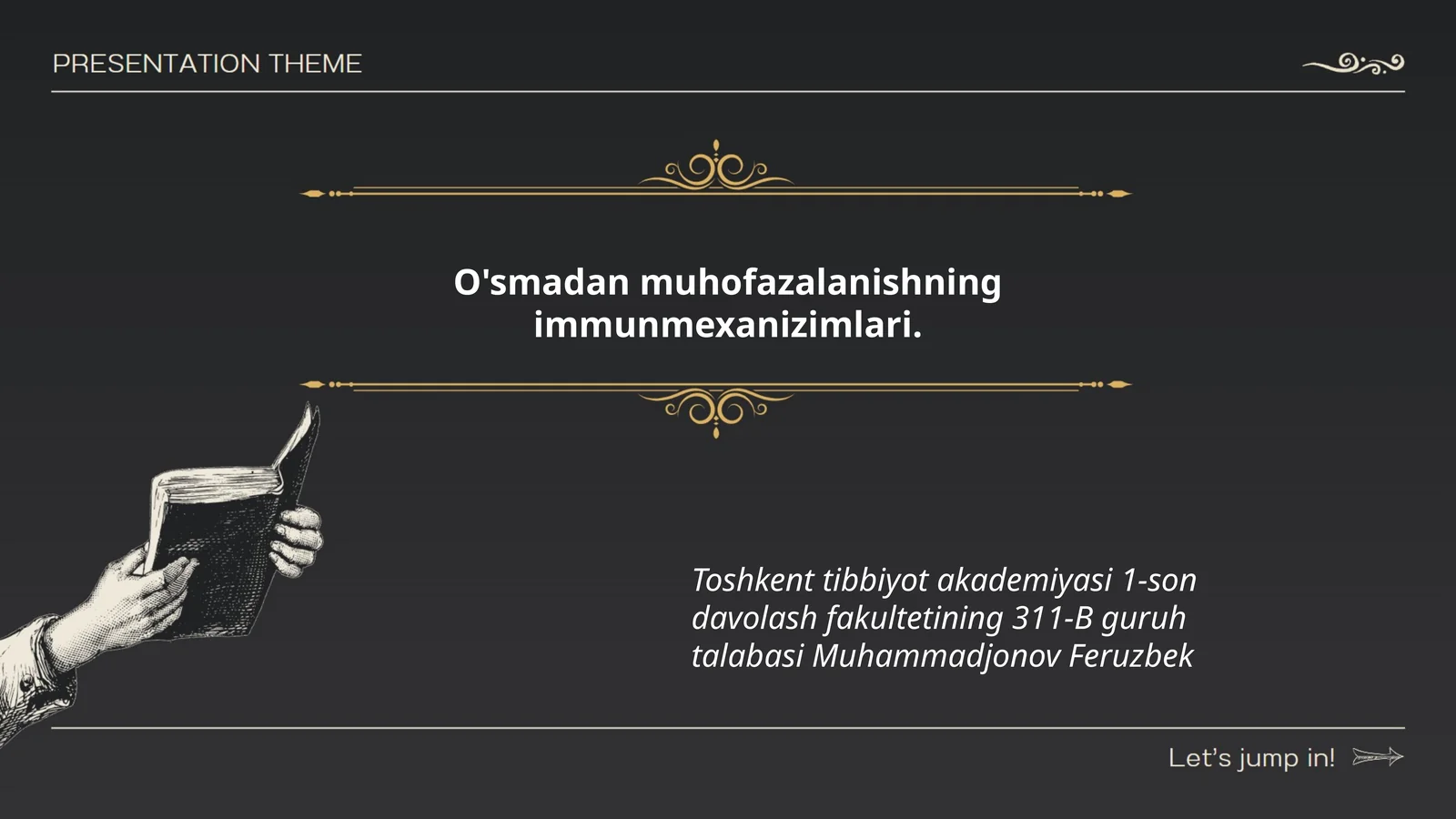 O'smadan muhofazalanishning immunmexanizimlari