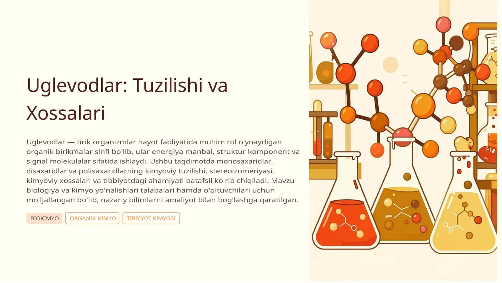 Oziq-Ovqat Tarkibidagi Asosiy Uglevodlar