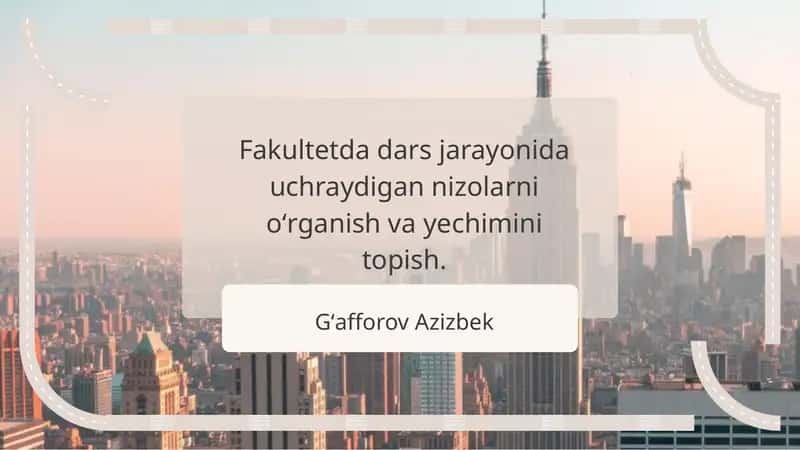 Nizolarning asosiy turlari va ularning sabablari