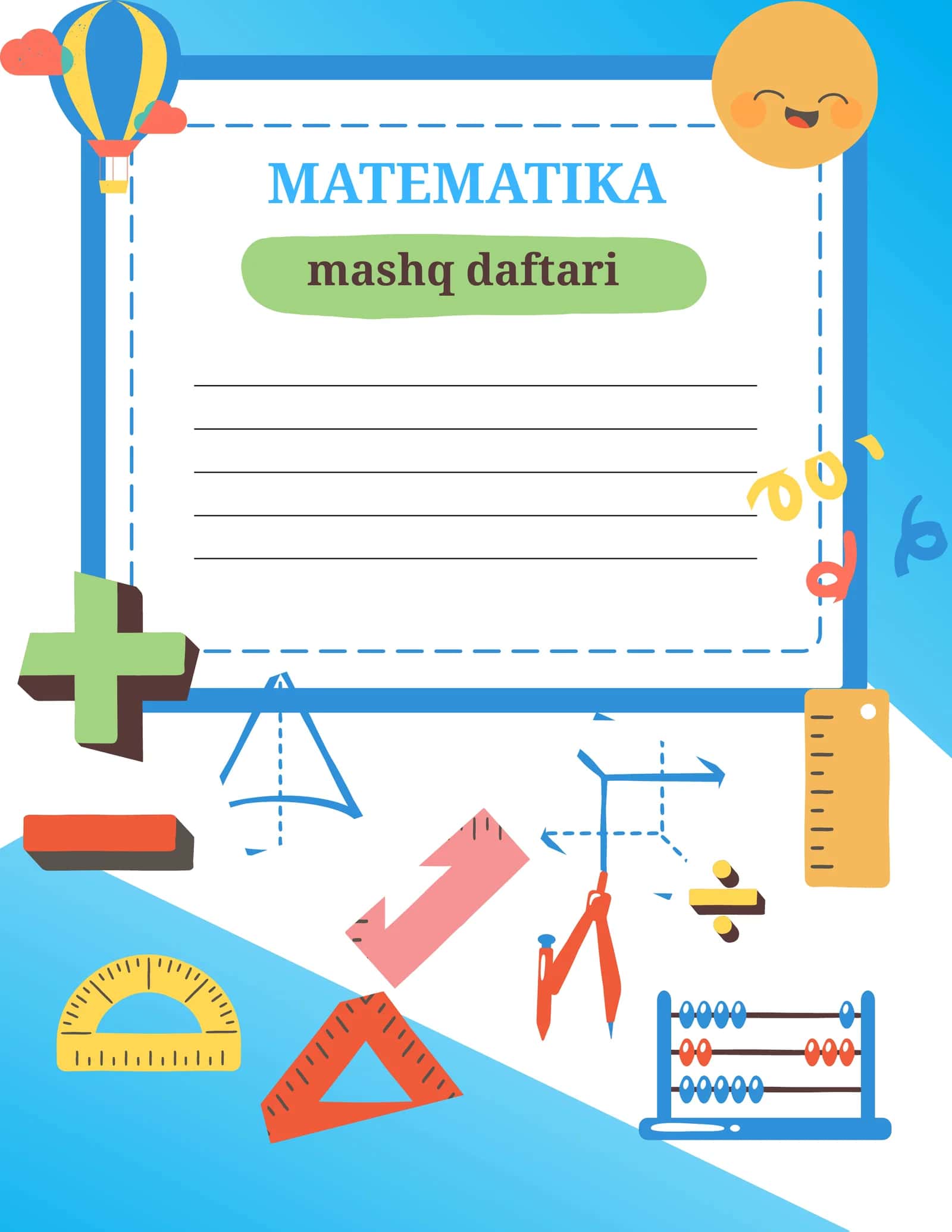 6-SINF MATEMATIKA: MAVZULASHTIRILGAN TOPSHIRIQLAR DAFTARI, YANGI DARSLIK ASOSIDA