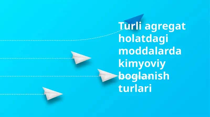 Moddalararo kuchlar va modda holatlari