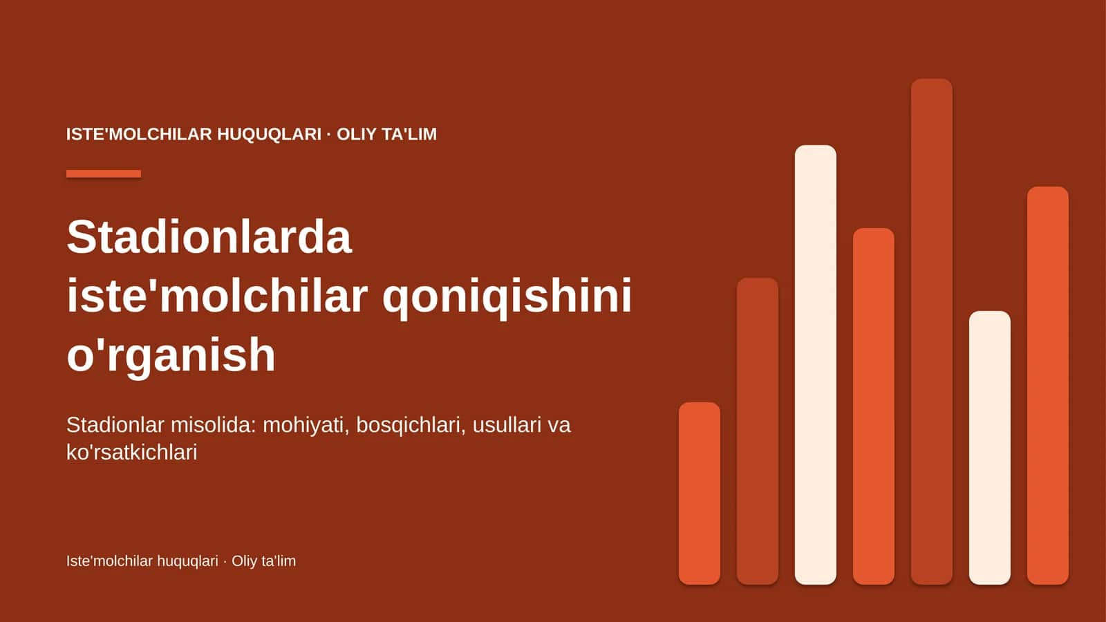 stadionlarda iste'molchilar qoniqishini o'rganish 2096
