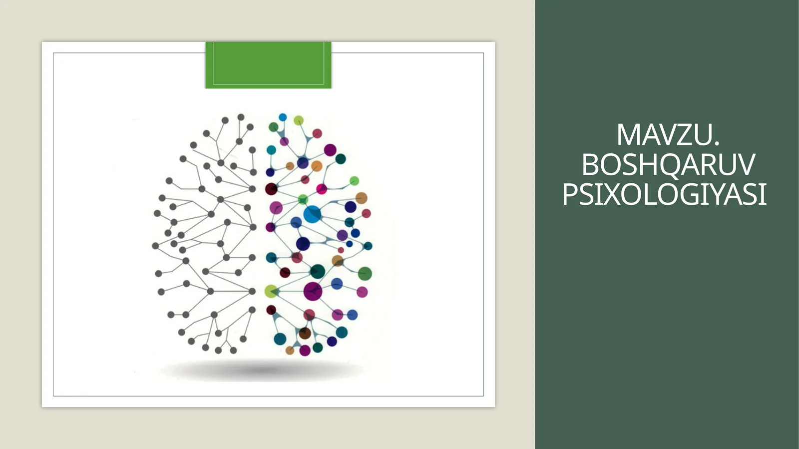 Psixologiya va vazifalari