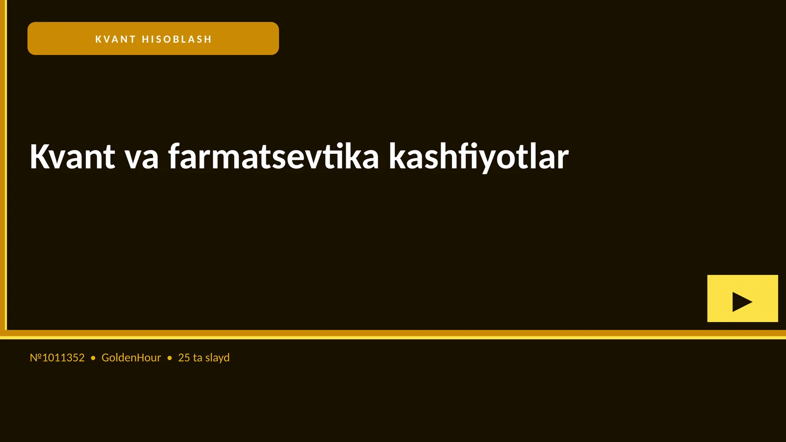 Kvant va farmatsevtika kashfiyotlar