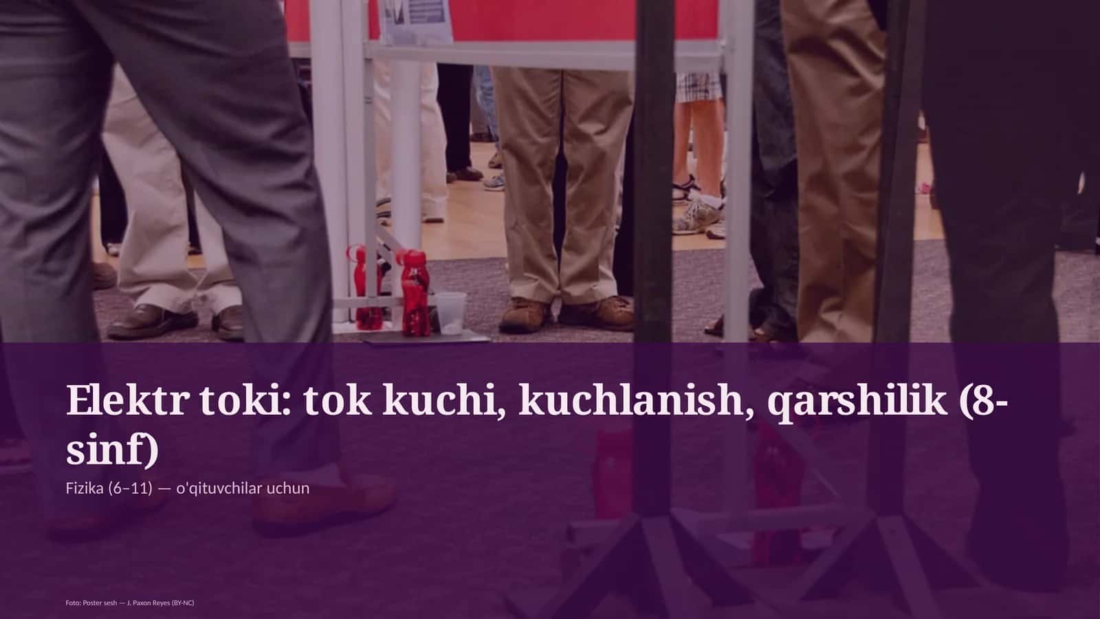 Elektr toki: tok kuchi, kuchlanish, qarshilik (8-sinf)