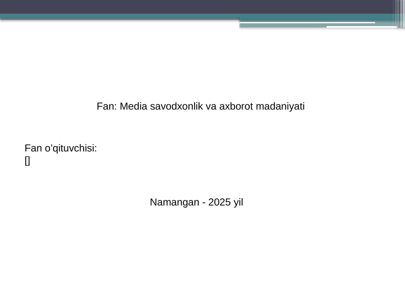 Mediata’lim tizimbadiiyong, tasavvur va tafakkur