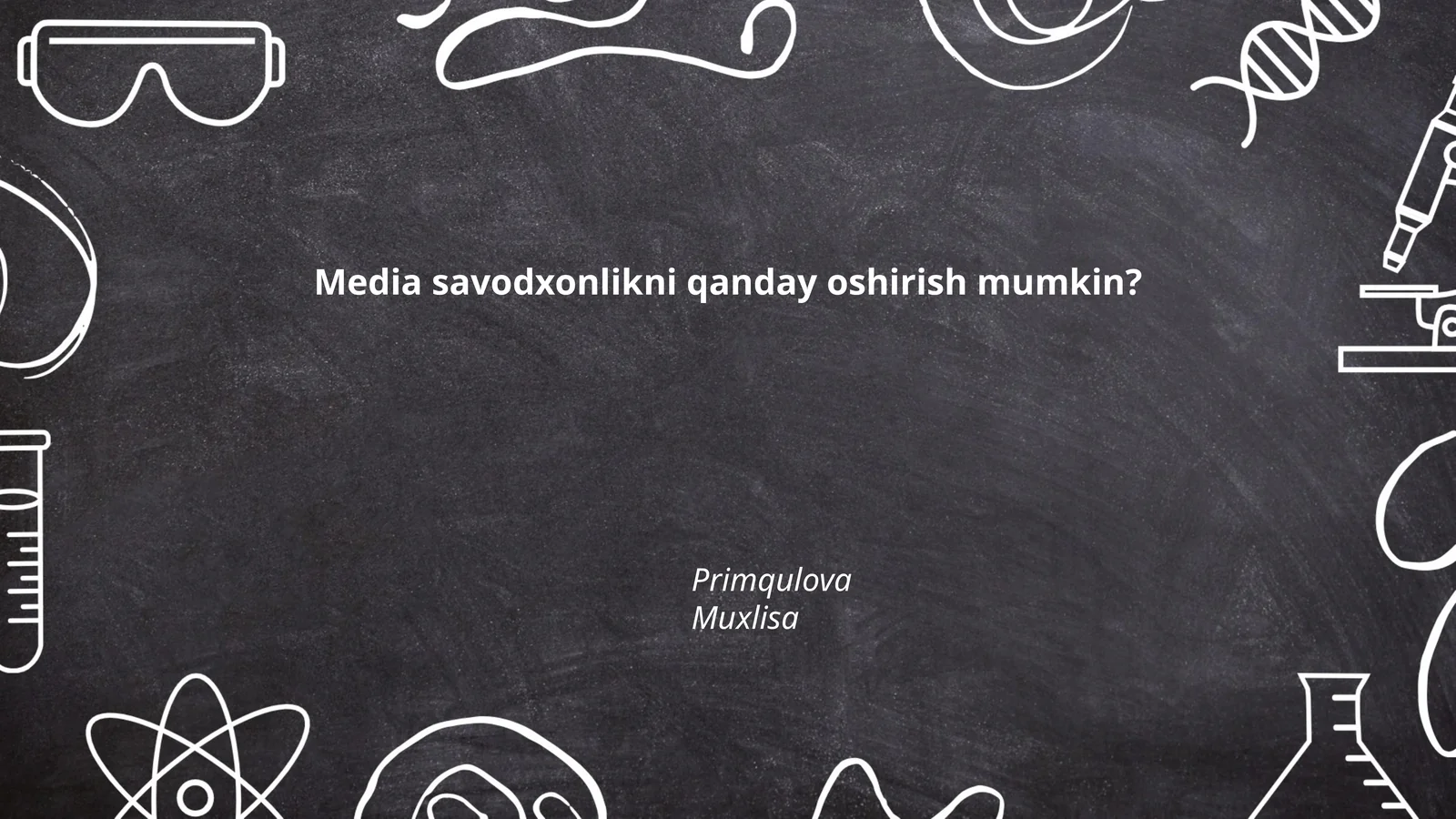 Media savodxonlikni oshirish