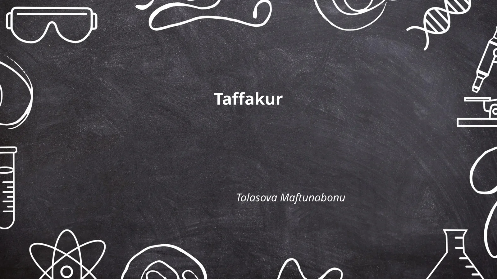 Taffakur