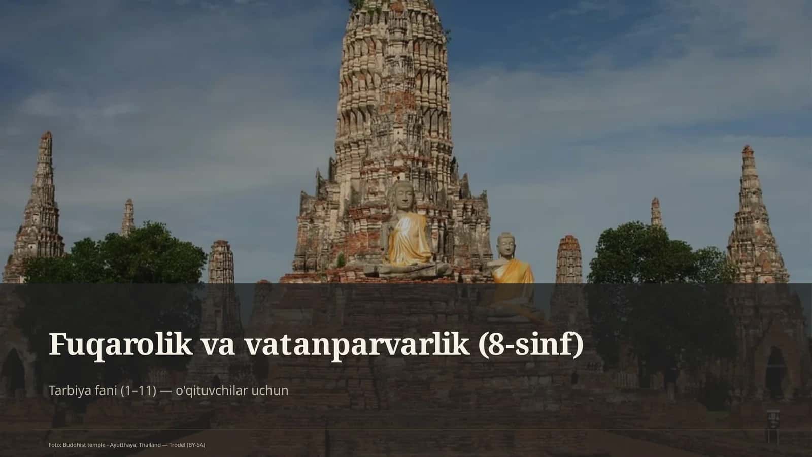 Fuqarolik va vatanparvarlik (8-sinf)
