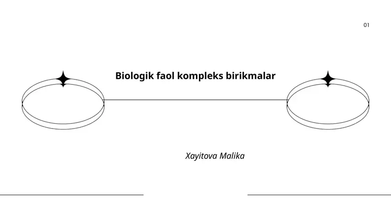 Biologik faol kompleks birikmalar