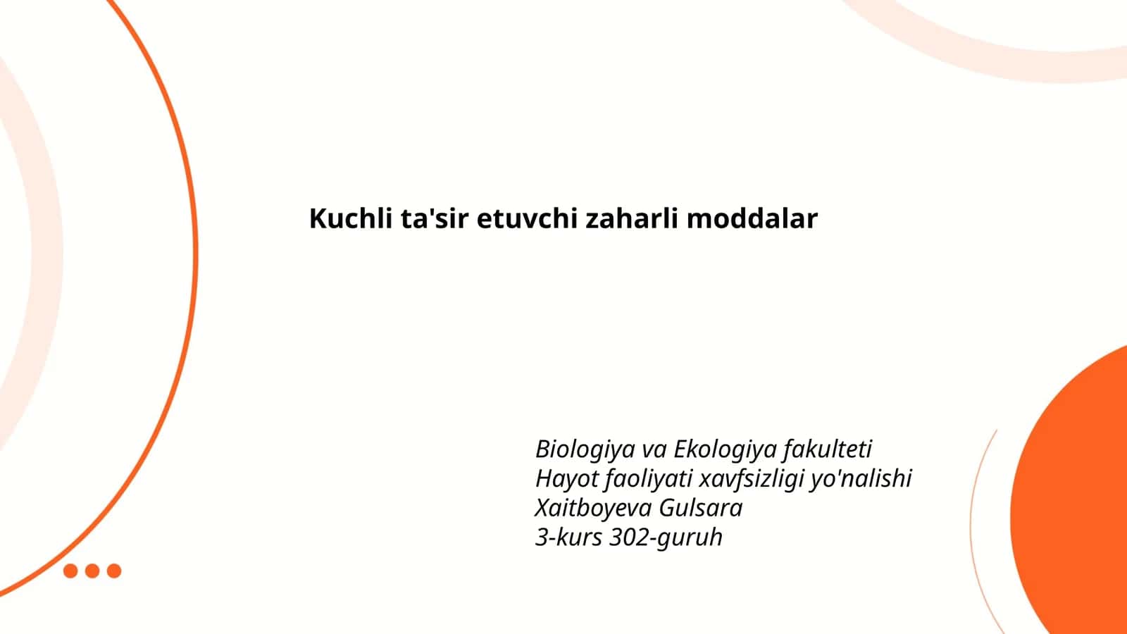 Kuchli ta'sir etuvchi zaharli moddalar