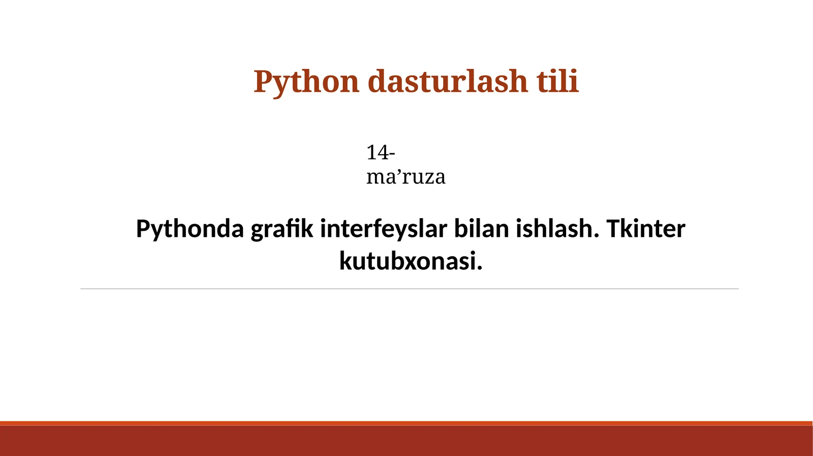 Pythondasturlashtili