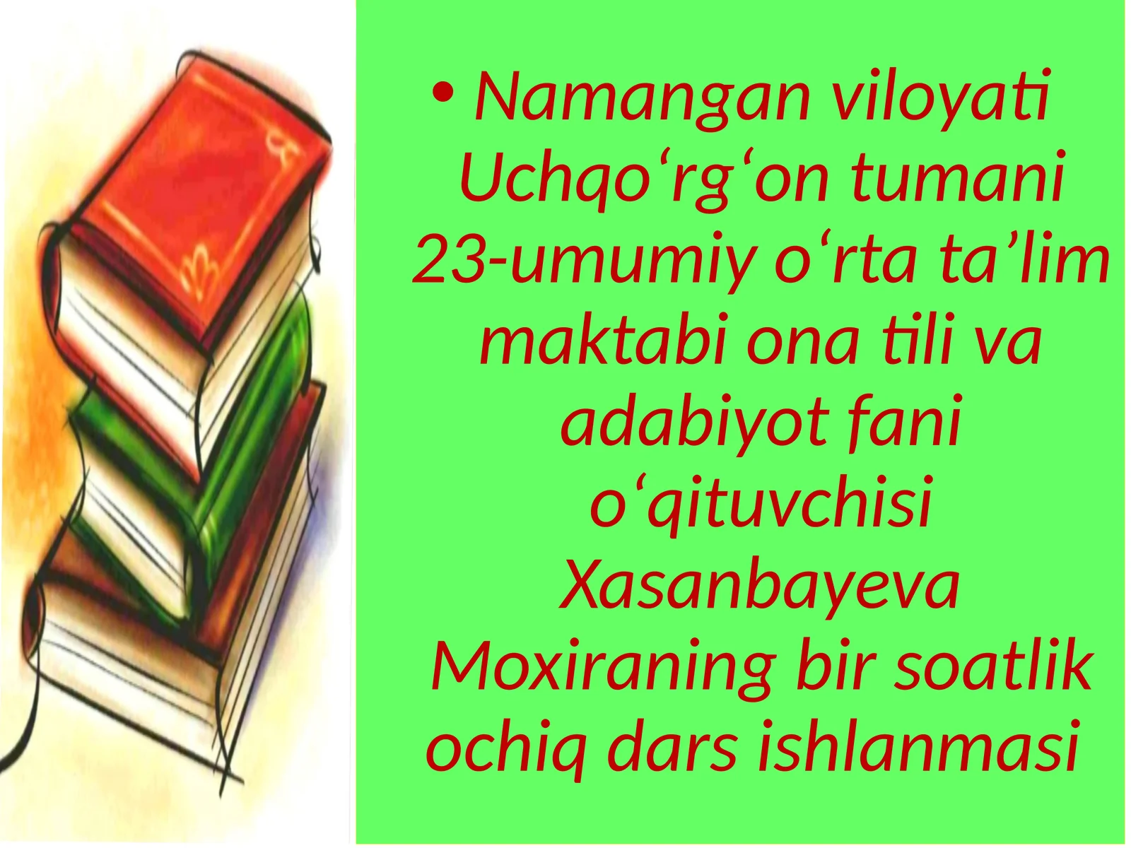 6-sinf Ona tili fanidan Sinonimlar. Sinonimik qatorda bosh so'z dars ishlanma
