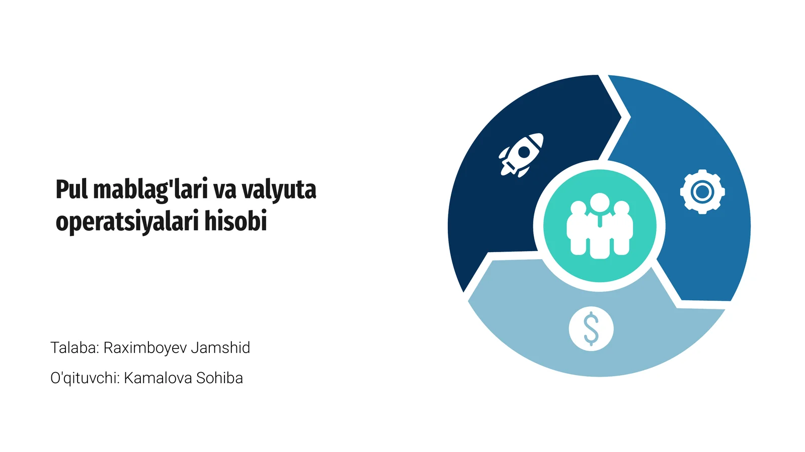 Pul mablag'lari va valyuta operatsiyalari hisobi