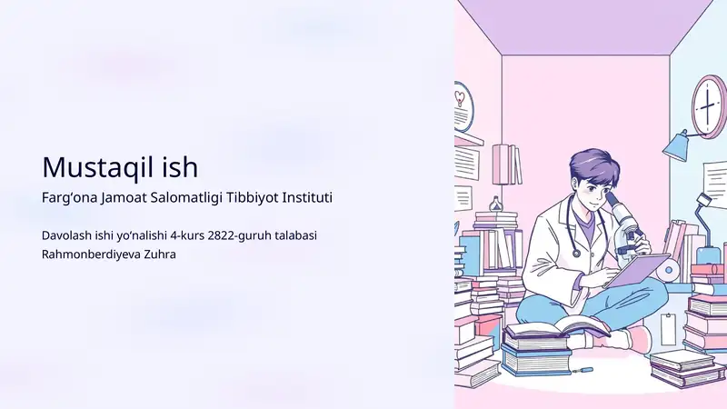 Tuberkulyoz etiologiyasi va mikobakteriyalarning dorilarga chidamliligi