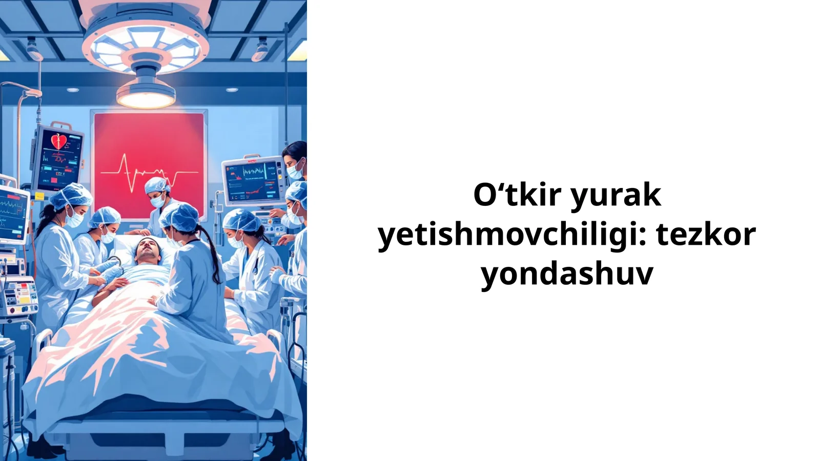O‘tkir yurak yetishmovchiligi: tezkor yondashuv