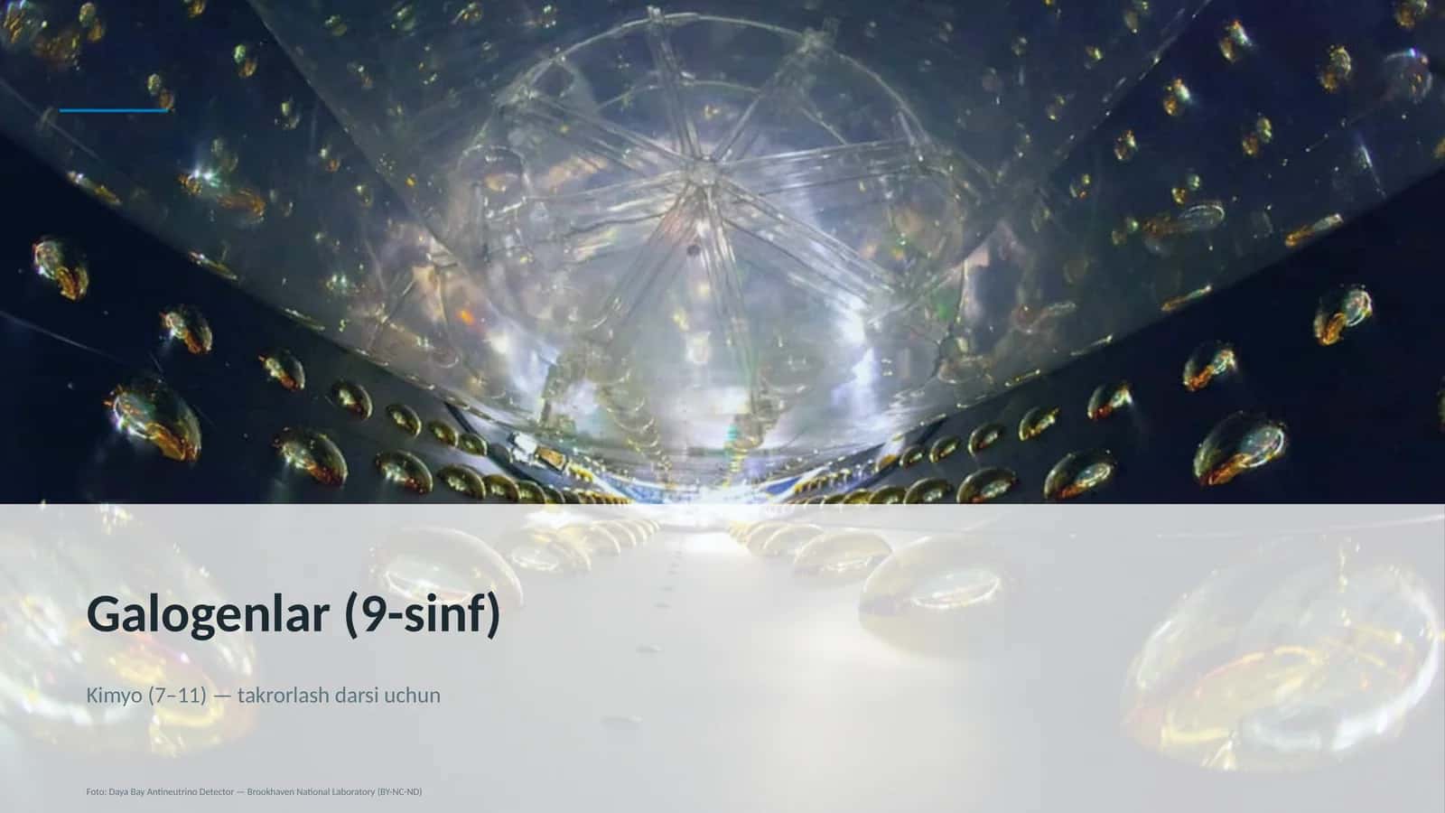 Galogenlar (9-sinf)