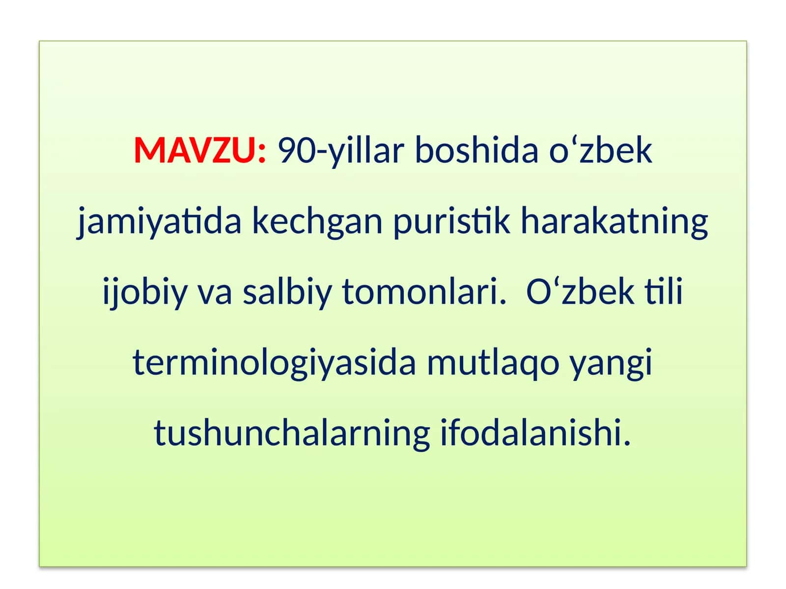Soz yaratish fanining metodlari