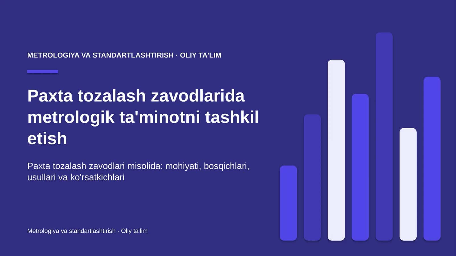 paxta tozalash zavodlarida metrologik ta'minotni tashkil etish 7347