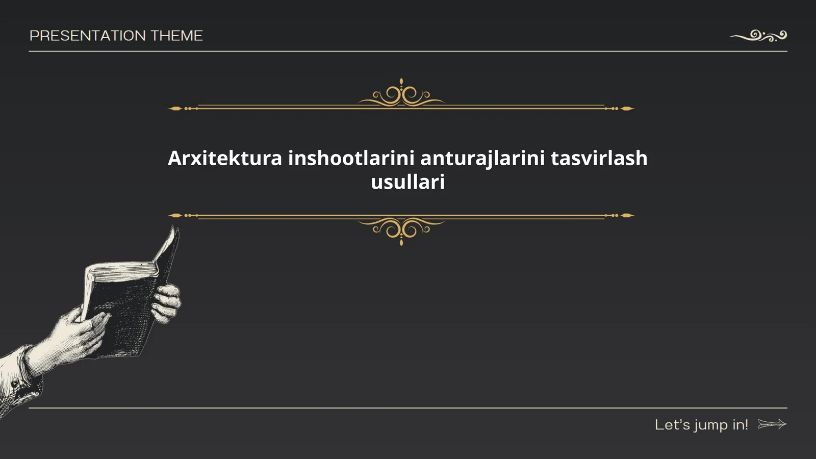 Arxitektura inshootlarini anturajlarini tasvirlash usullari