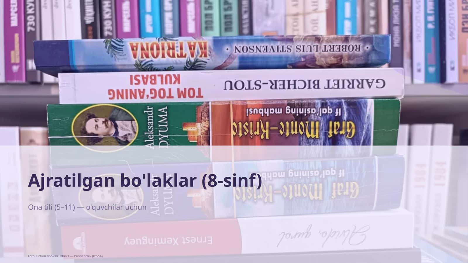 Ajratilgan bo'laklar (8-sinf)