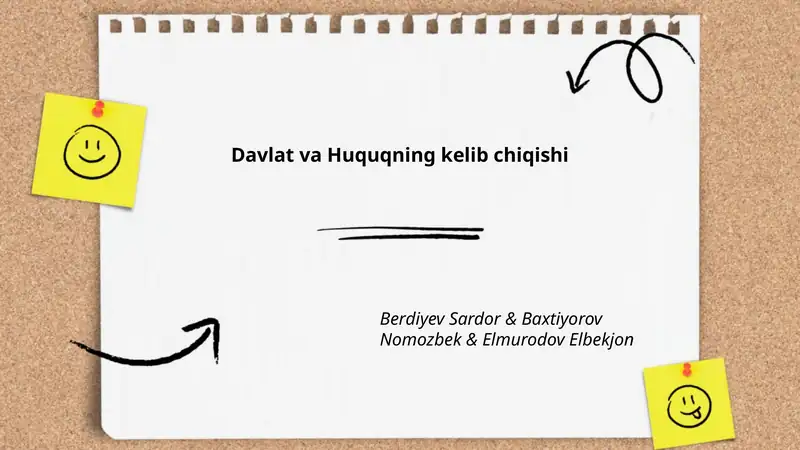 Davlat va Huquqning kelib chiqishi