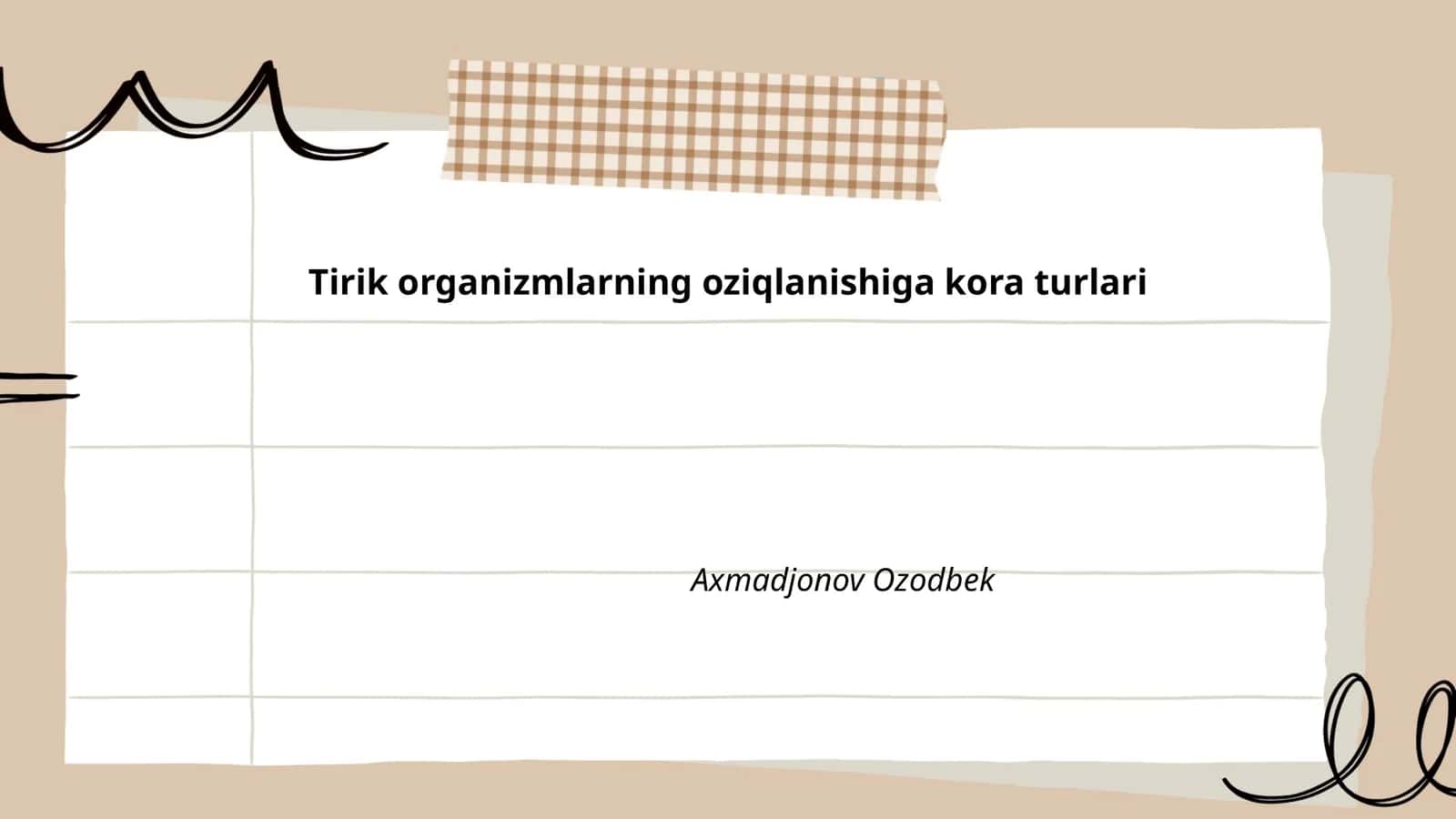 Avtotrof oziqlanish
