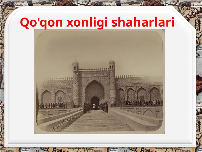 Qo'qonxonligishaharlari