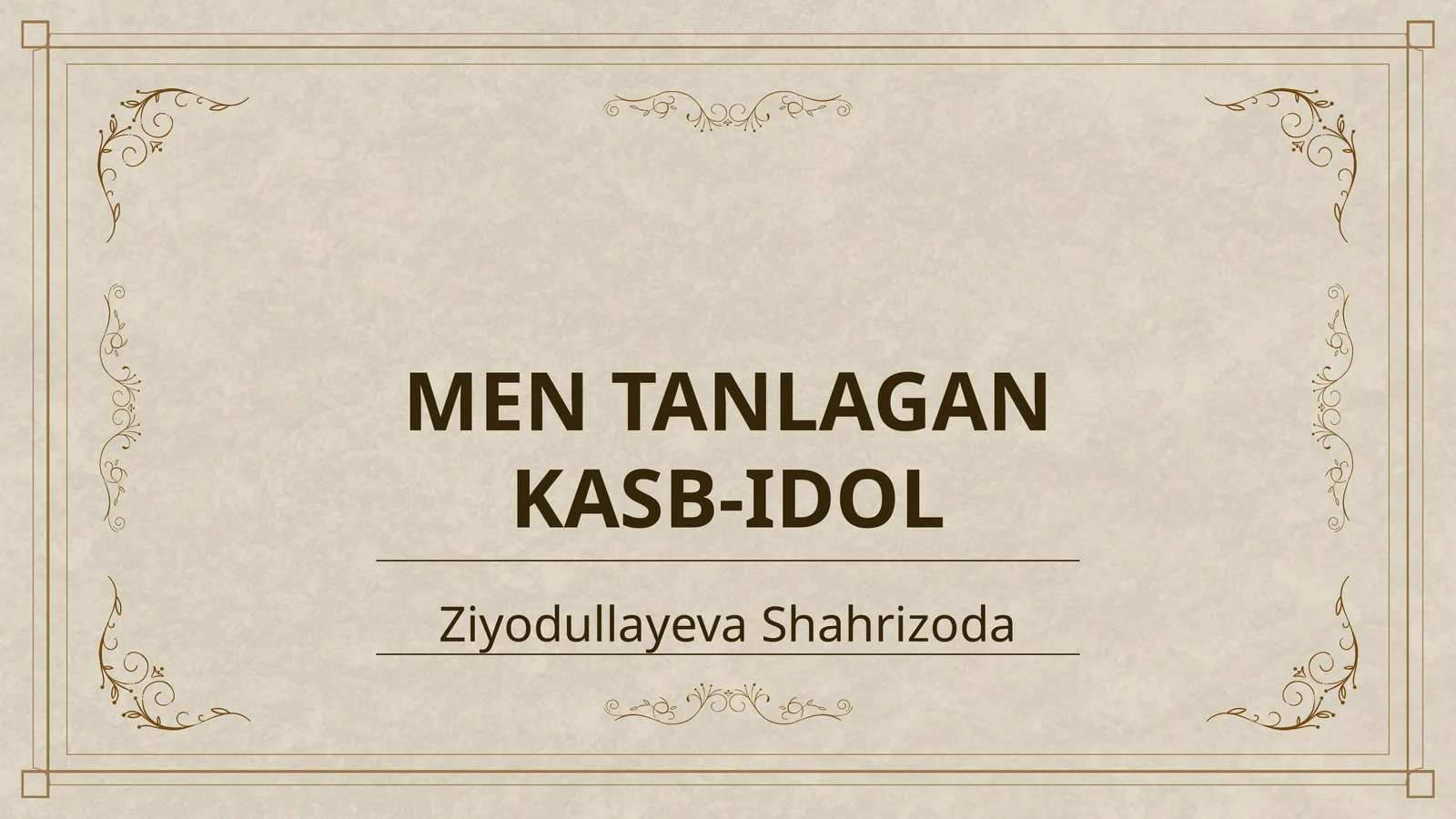 MEN TANLAGAN KASB-IDOL