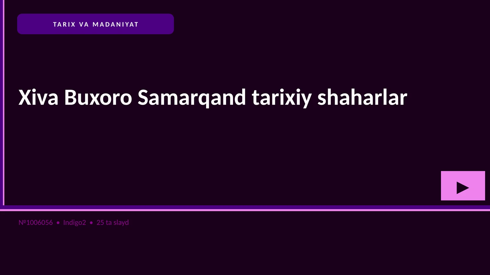 Xiva Buxoro Samarqand tarixiy shaharlar