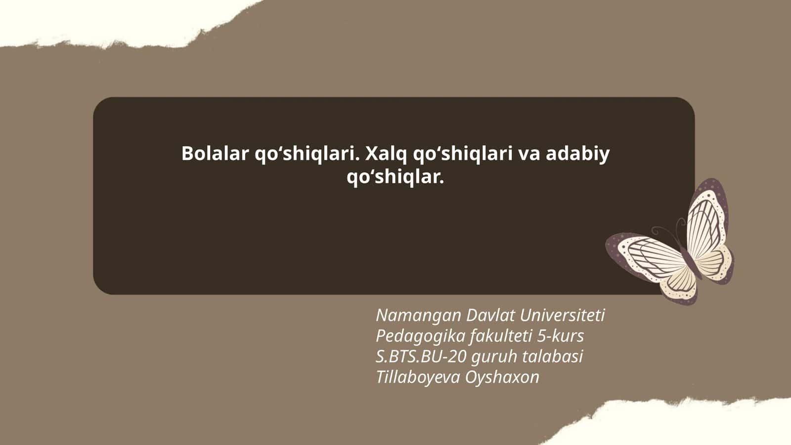 Bolalar qoʻshiqlari