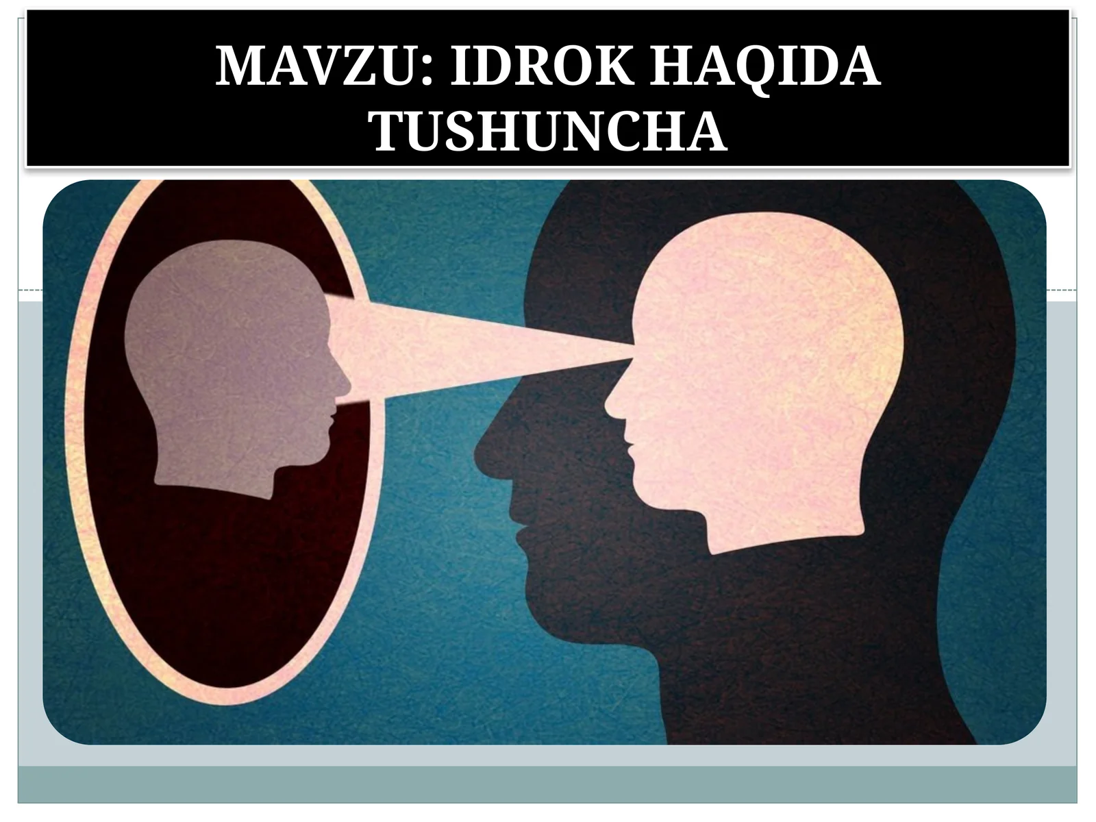 IDROK HAQIDA TUSHUNCHA