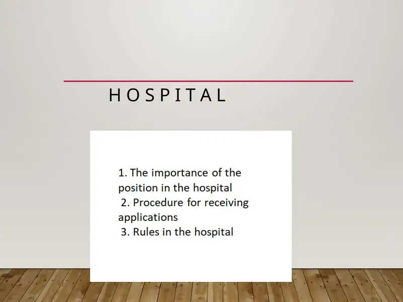 HOSPITAL