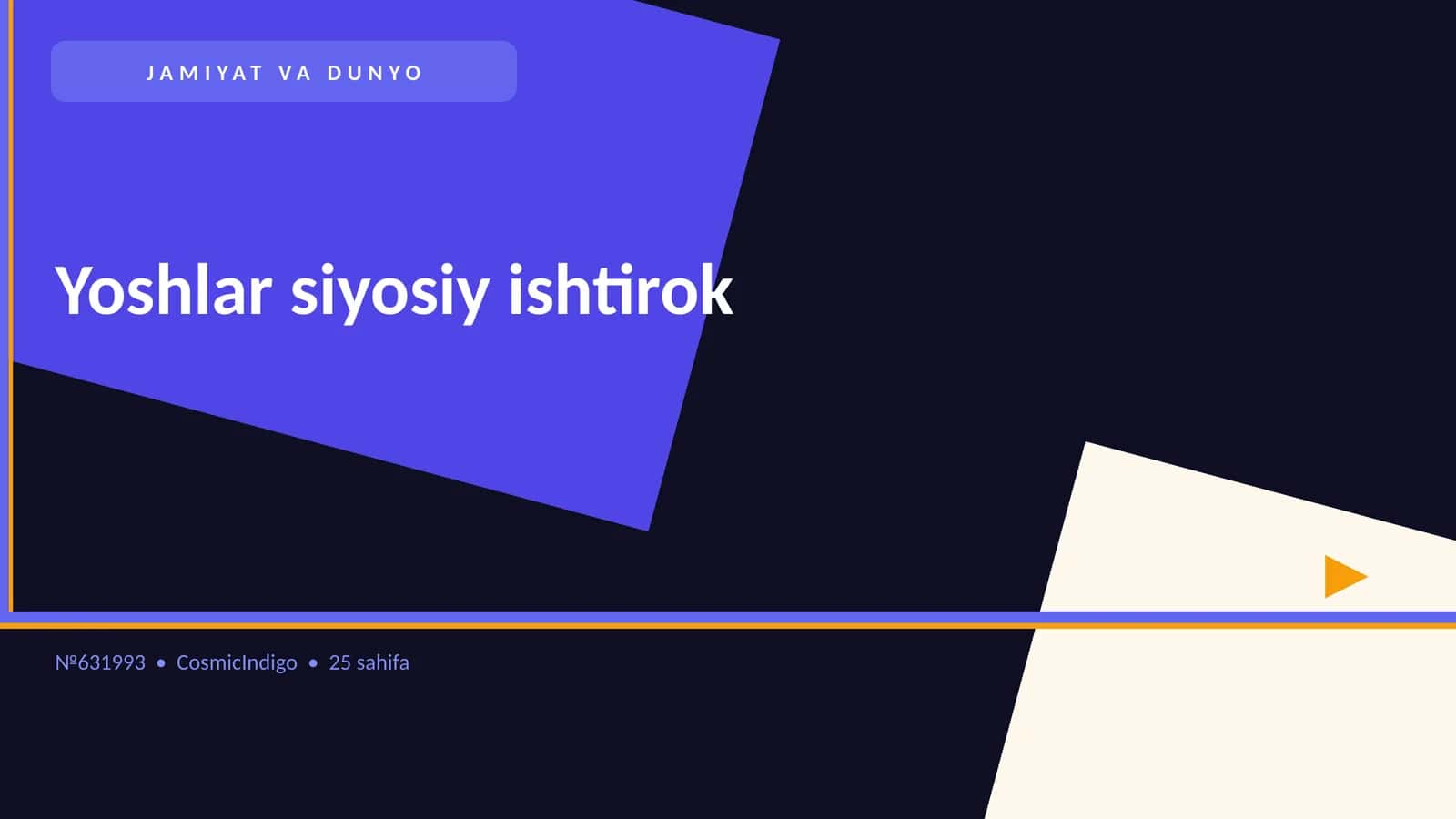 Yoshlar siyosiy ishtirok