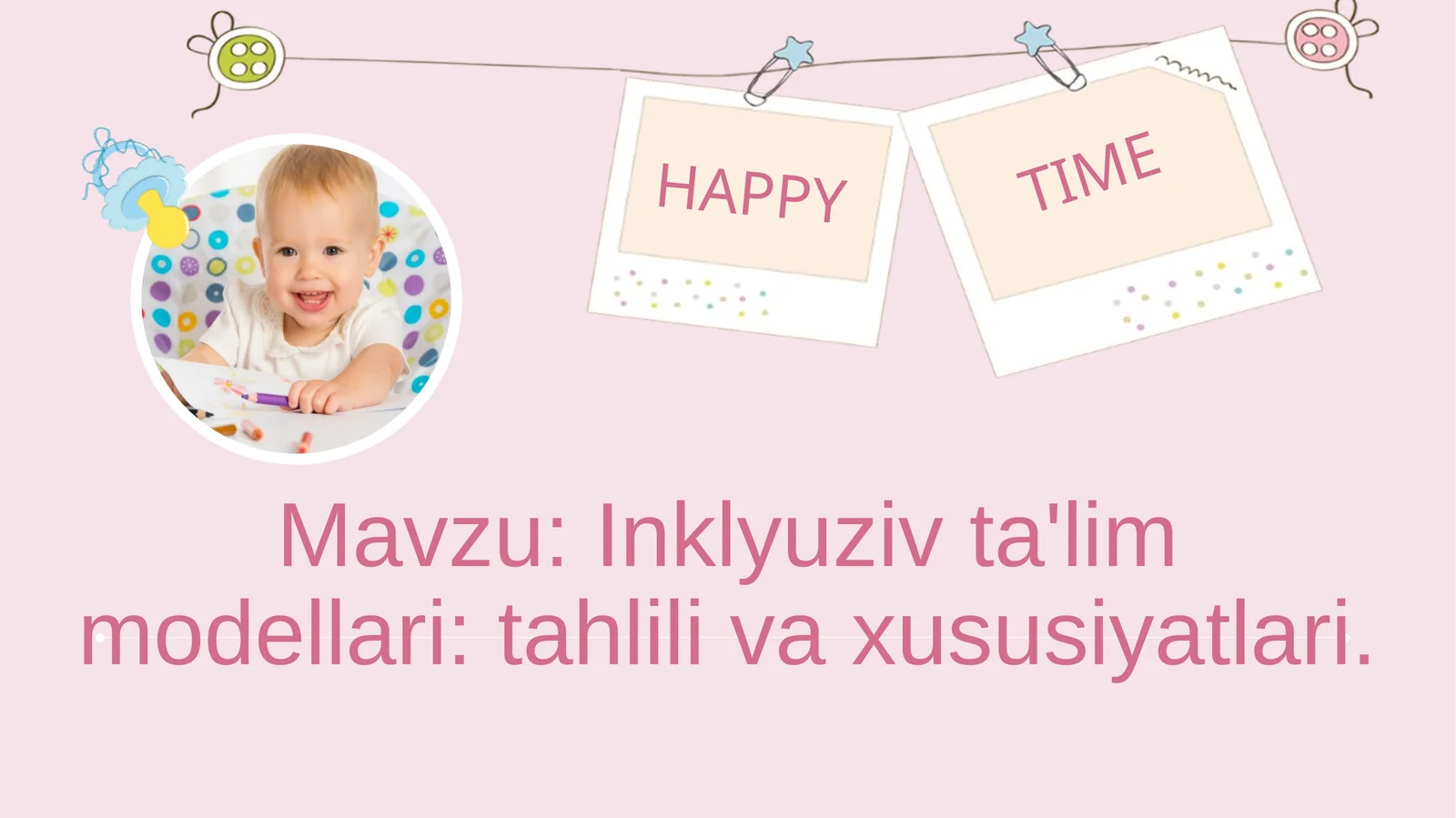 Inklyuziv ta'lim modellari: tahlil va xususiyatlari