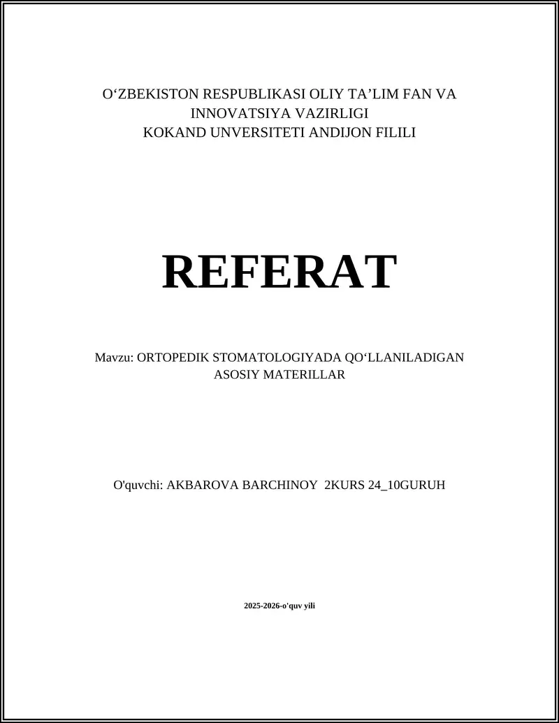 AKRILIK REZINLAR (PMMA)