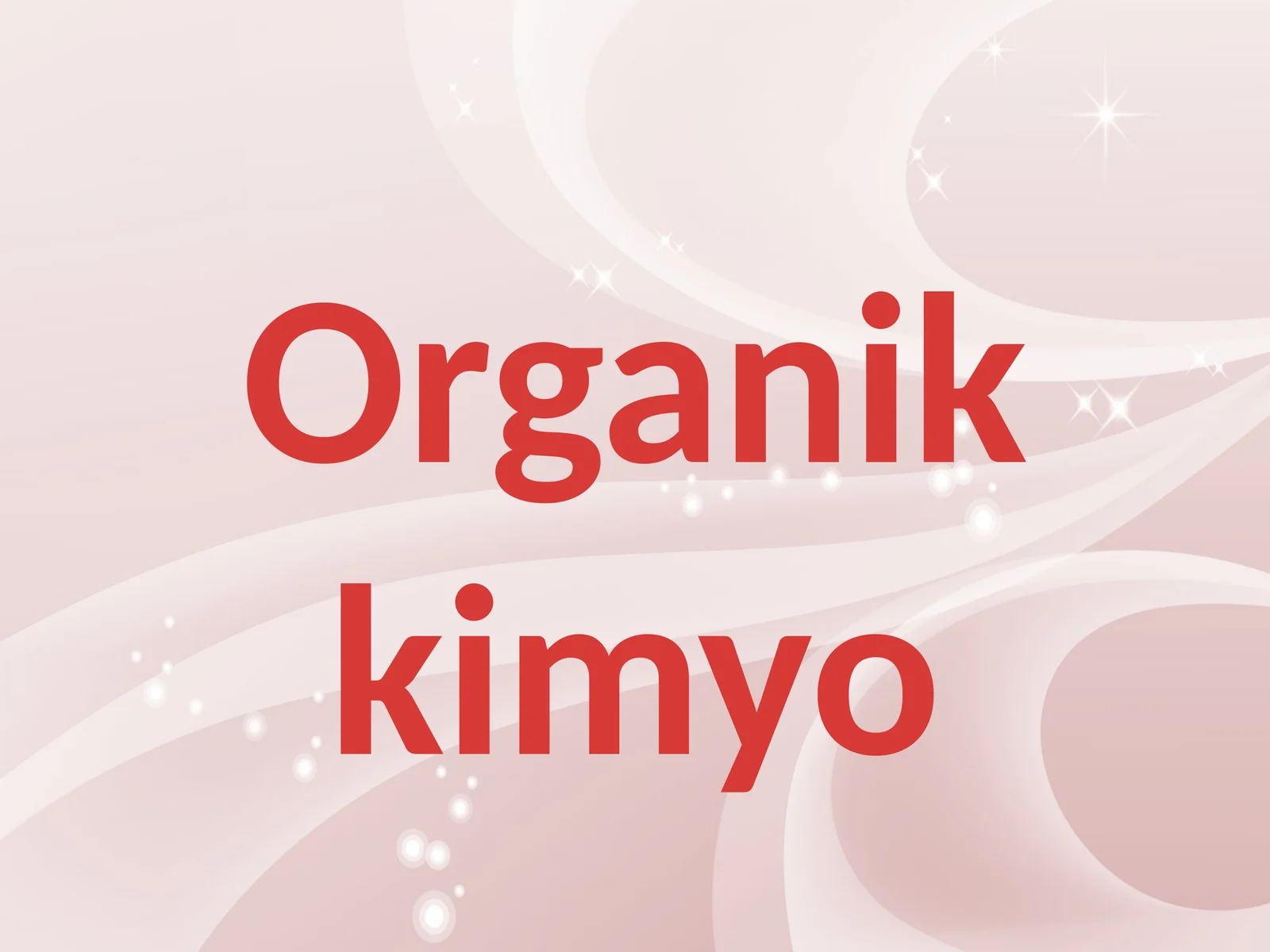 Organikkimyo