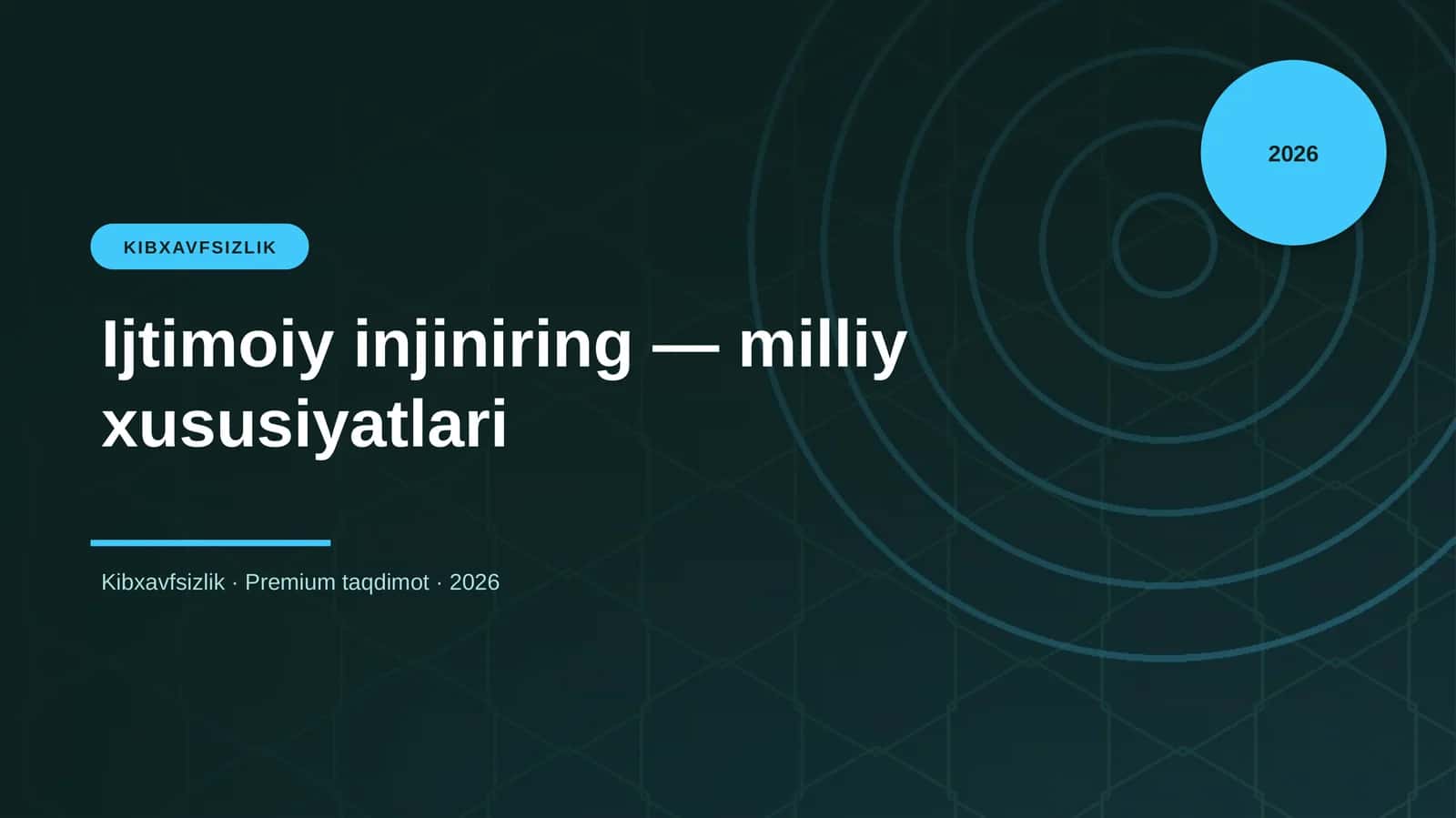 Ijtimoiy injiniring — milliy xususiyatlari