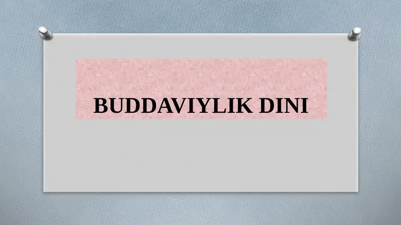 Buddaviylik Dini