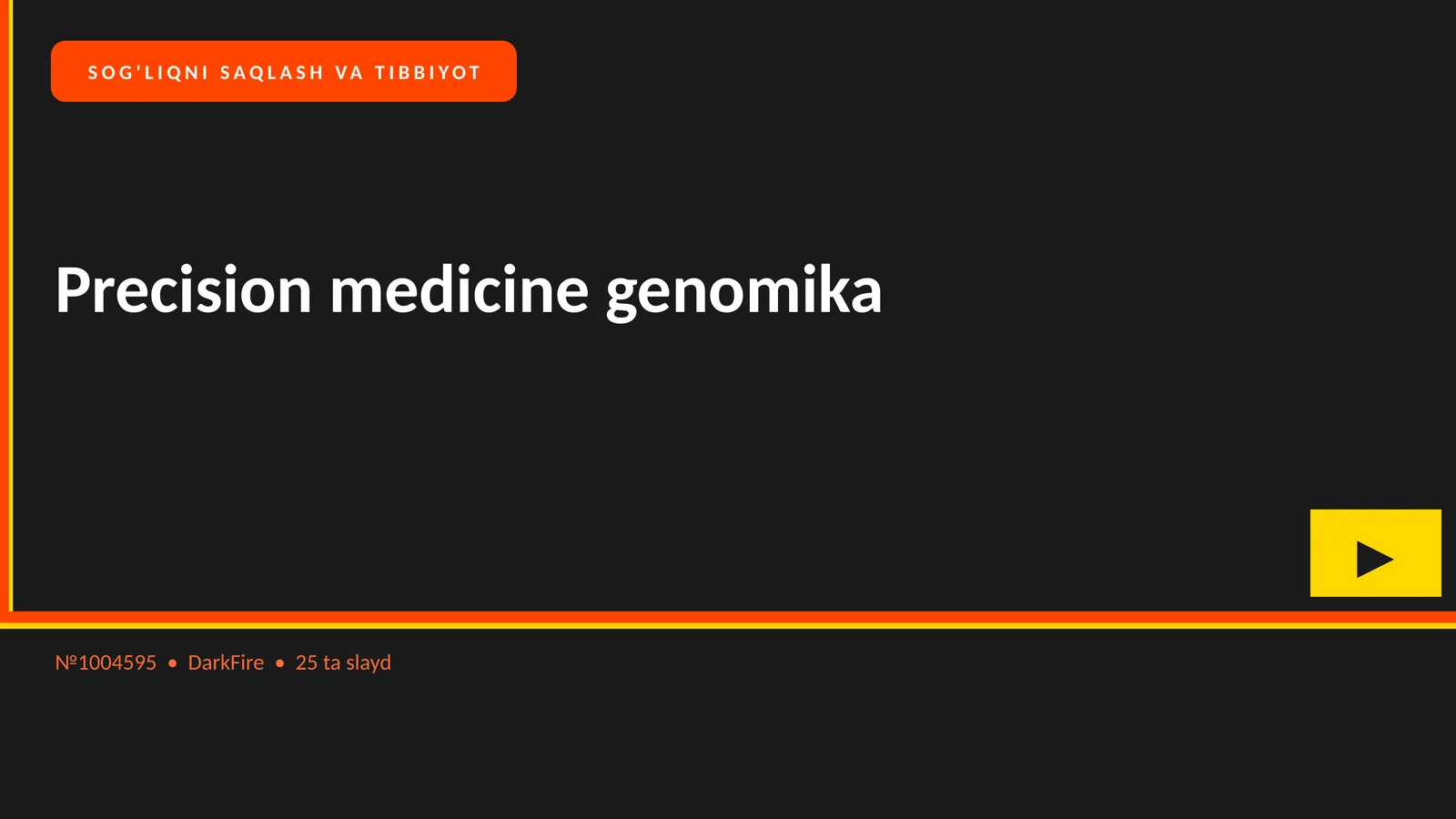 Precision medicine genomika