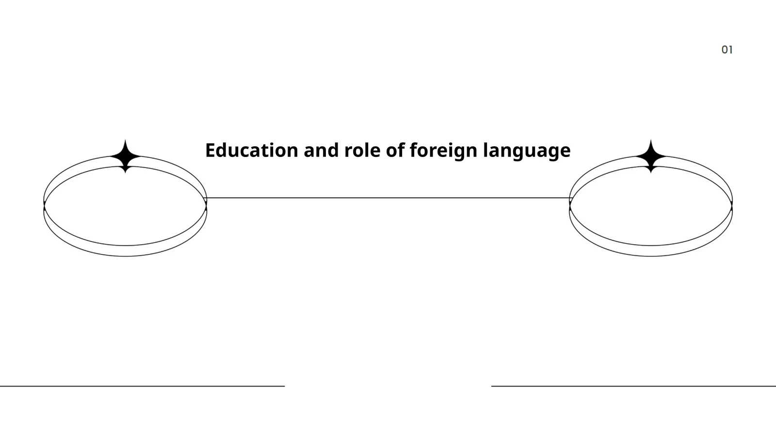 Education and role of foreign language