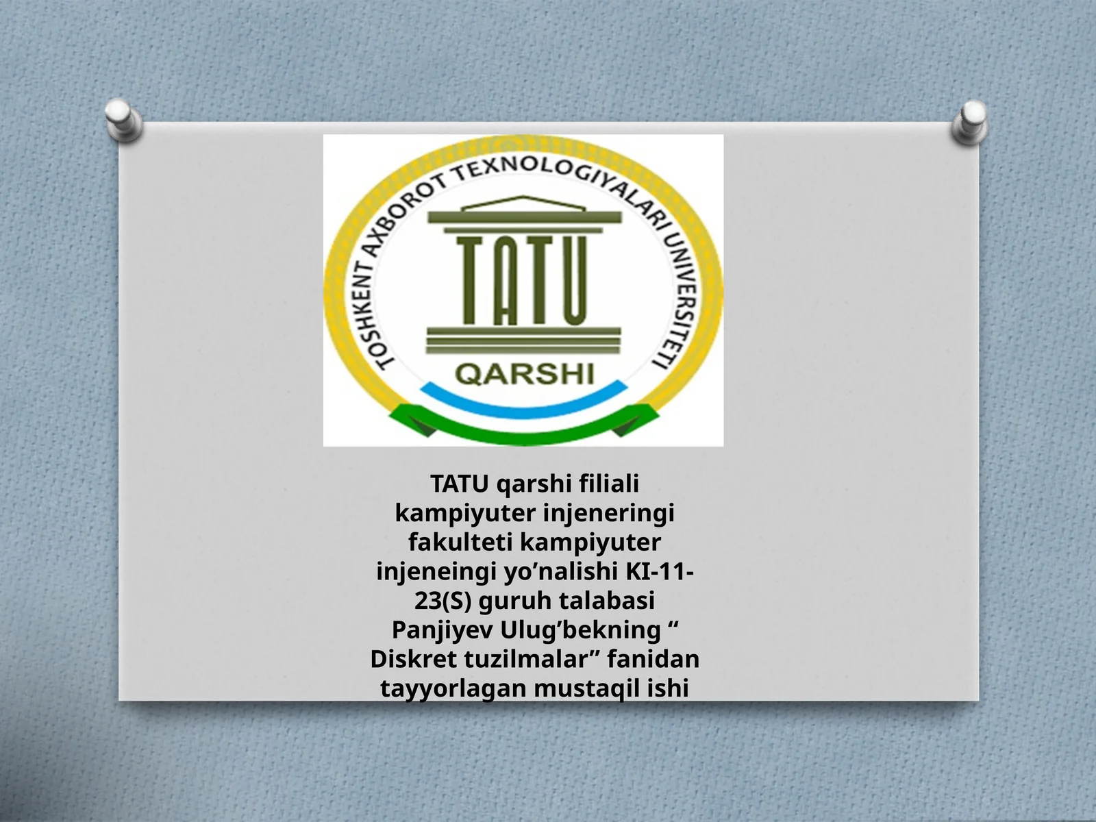 Diskret tuzilmalar