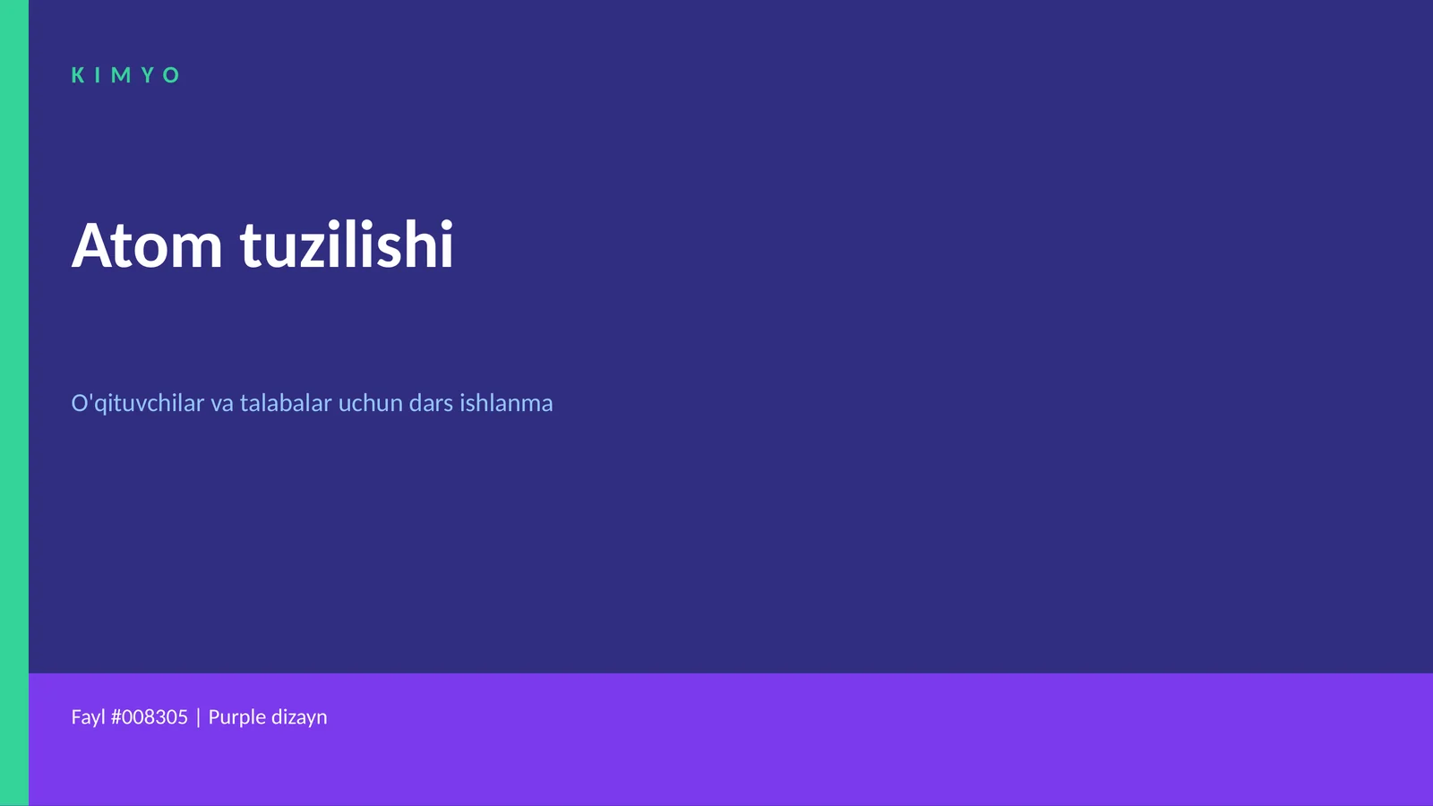 Atom tuzilishi