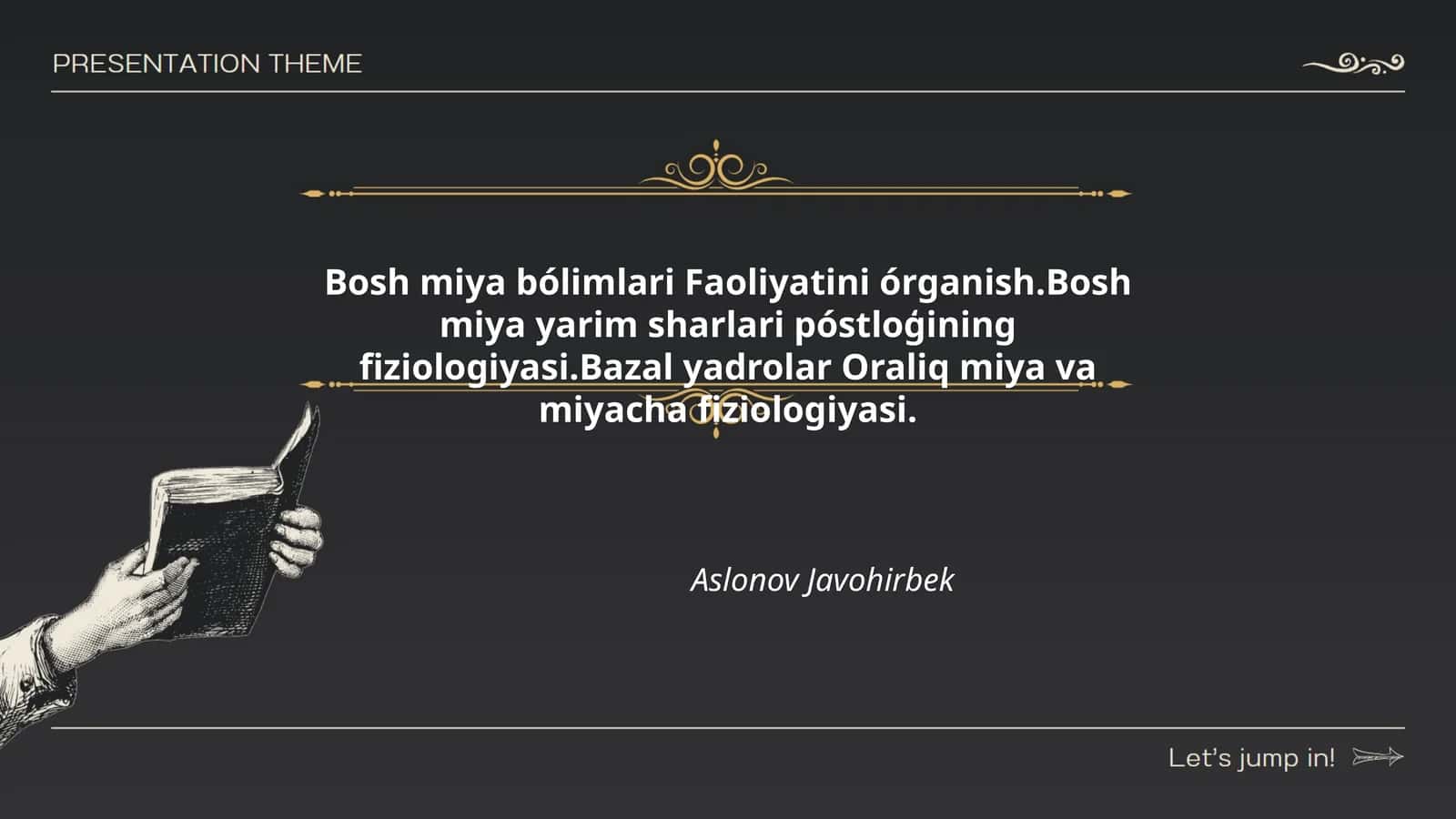 Bosh miya yarim sharlari tuzilishi