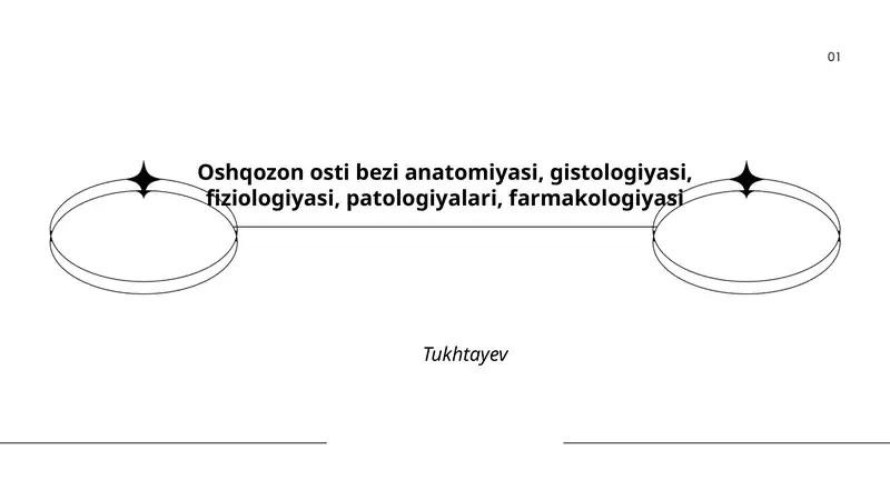 Oshqozon osti bezi anatomiyasi
