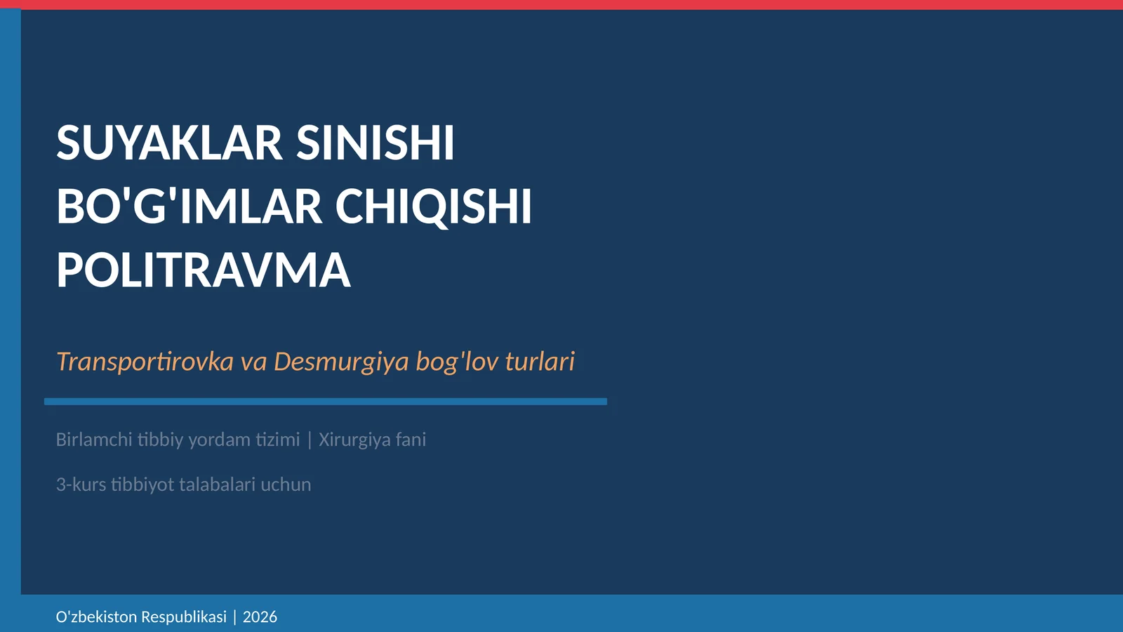 SUYAKLAR SINISHI