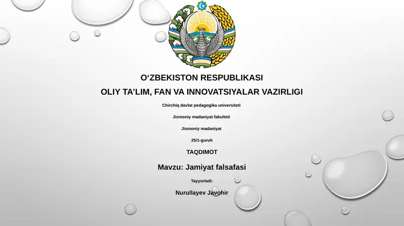 Jamiyat falsafasi