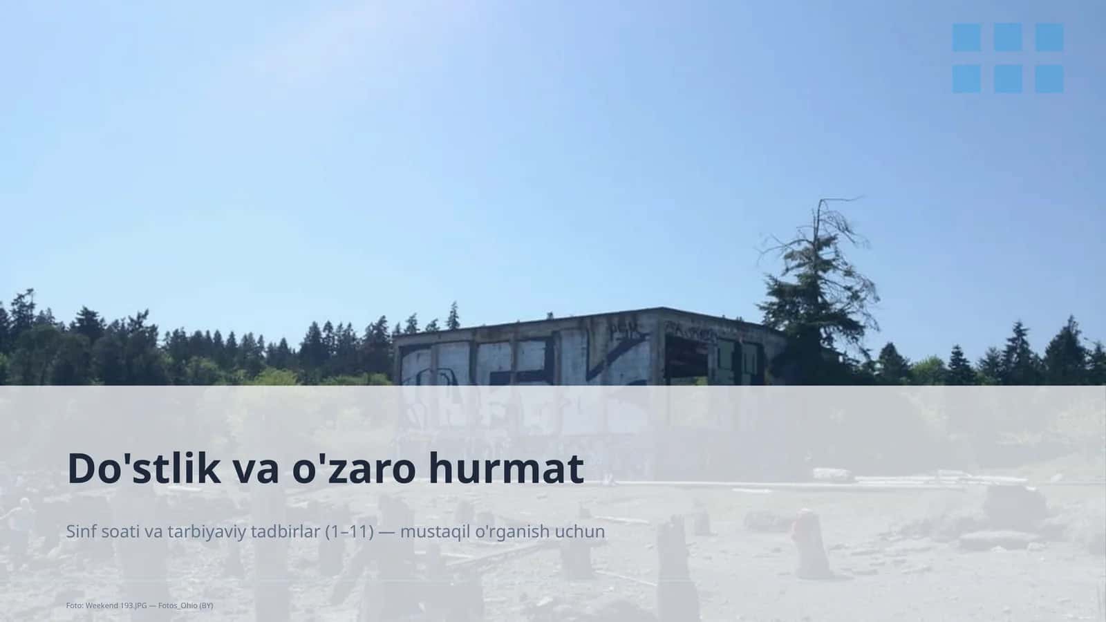 Sinf soati va tarbiyaviy tadbirlar